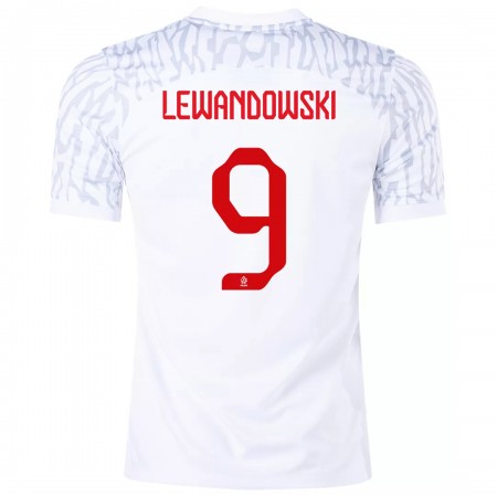 Puola LEWANDOWSKI 9 Koti Mm-Kisat 2022 - Jalkapallo Pelipaidat (S/S)